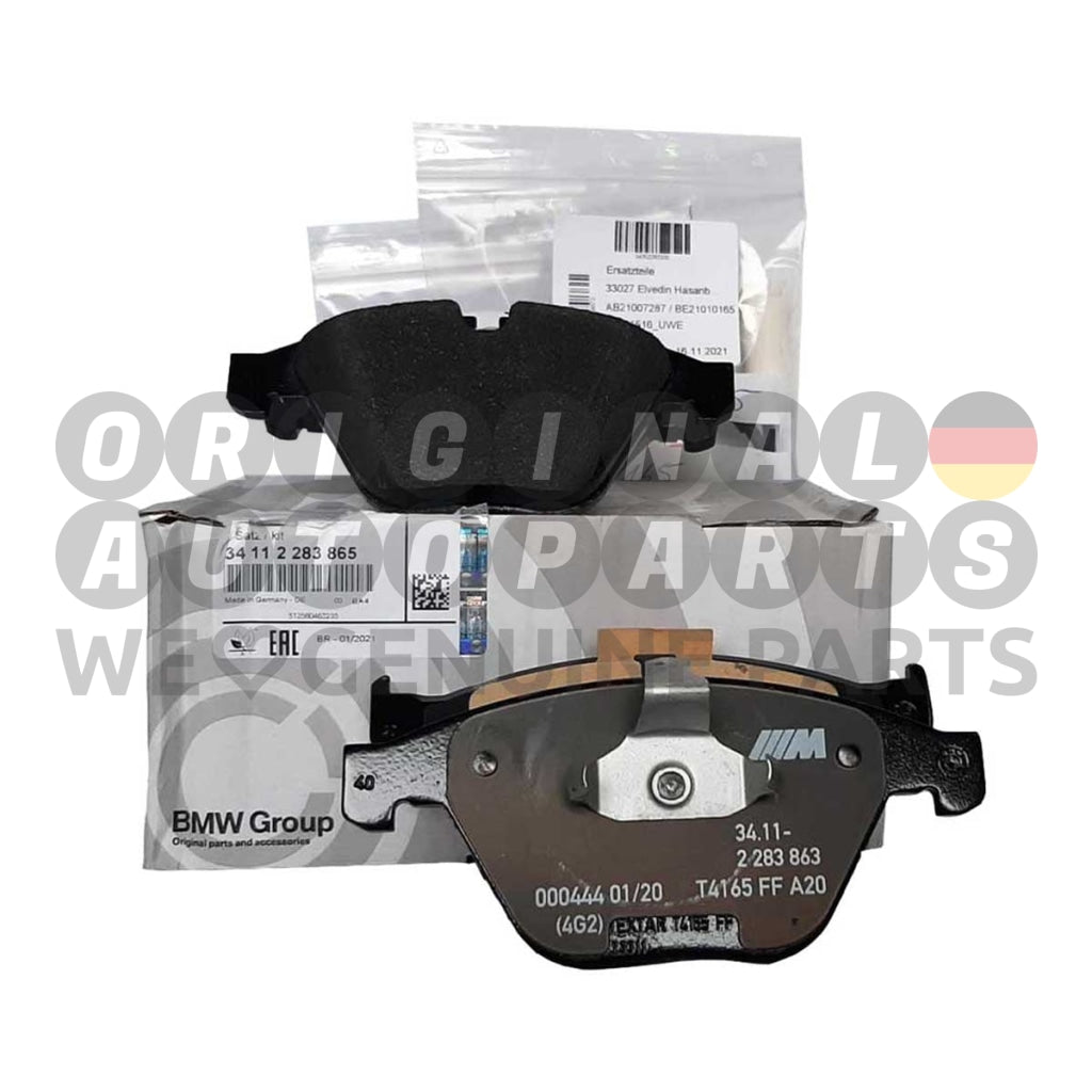 Original BMW Bremsbeläge Bremsbelagsatz + Sensoren vorne 1' E82 M Coupe 3' M3 E90 E92 E93 34112283865 34352283405 34352283335