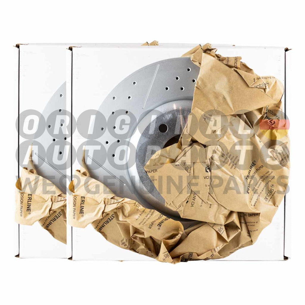 Original BMW Performance Bremsscheibe vorne gelocht 34116786392 1er E81 E82 E87 E88 3er E90 E91 E92 E93