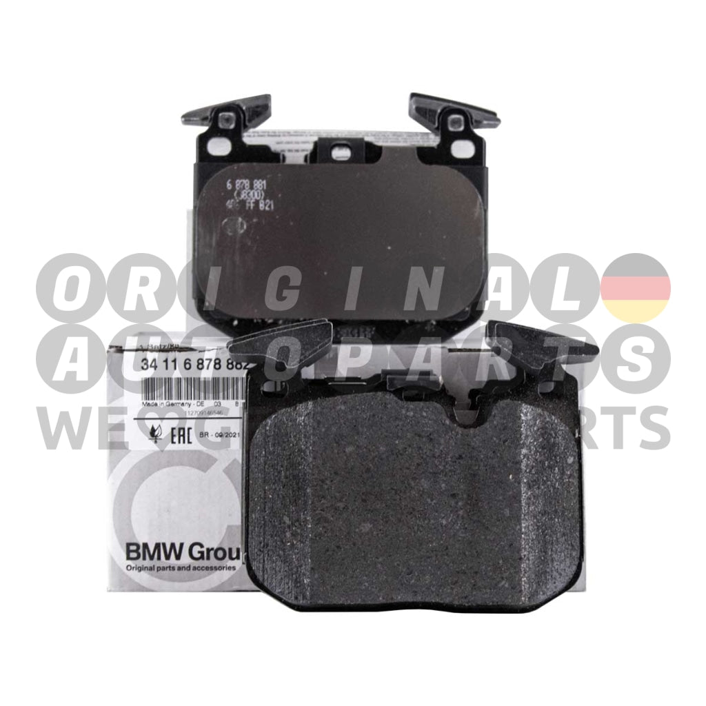 Original BMW Bremsbeläge Bremsbelagsatz vorne 3er F30 F31 F34 GT 4er F32 F33 F36 34116878882 