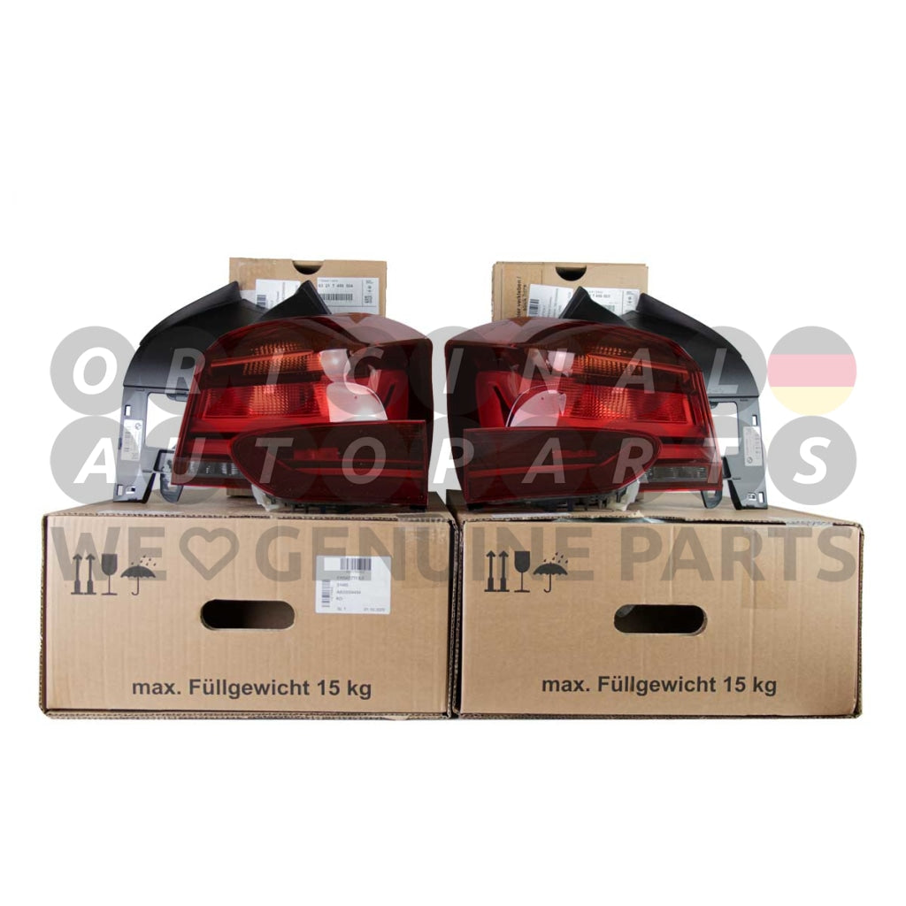 Genuine BMW LCI Facelift LED Shadow Line Black Line Rear Tail Lights 1' F20 F21 63217456501 63217456502 63217456503 63217456504